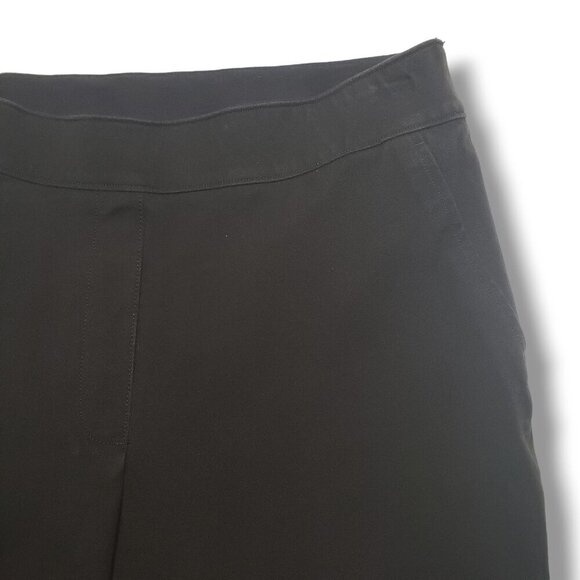 Spanx On The Go Ankle Slim Straight Pant Womens Medium Black Trouser - Picture 3 of 9